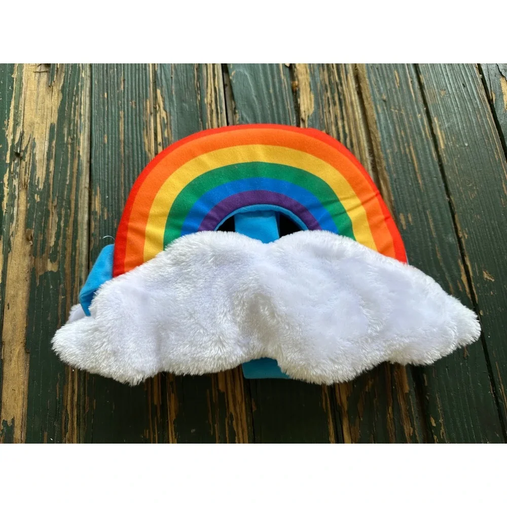 Michaels Rainbow Cloud Plush Pet Costume Accessory Blue Strap Size‎ Small A147
